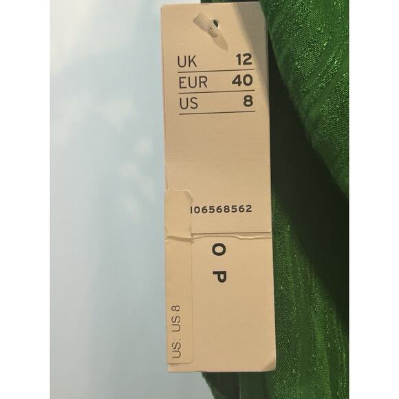 NWT TOPSHOP Women's Green Dress - Size 8 - Picture 4 of 7